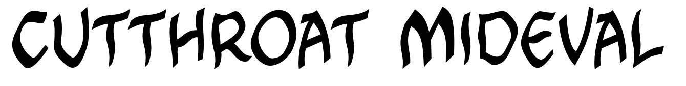 Cutthroat Mideval